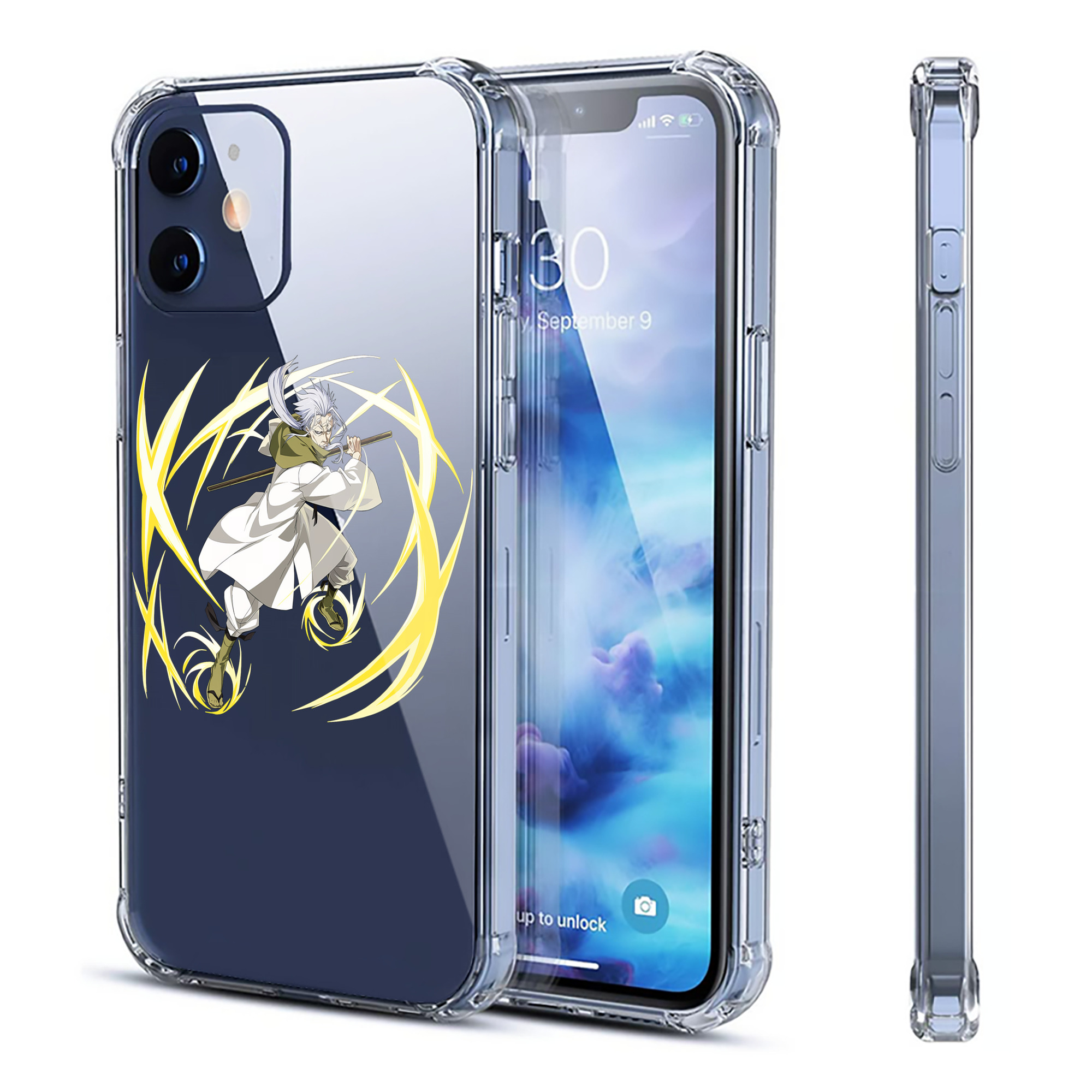 （画像用） 転スラ Regarding Reincarnated to Slime 【iPhone 12シリーズ対応】透明スマホケース（クリアソフトケース）
